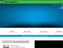 Tablet Screenshot of alclogistics.com